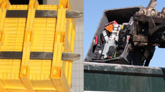 Eco recycling box at RWM.