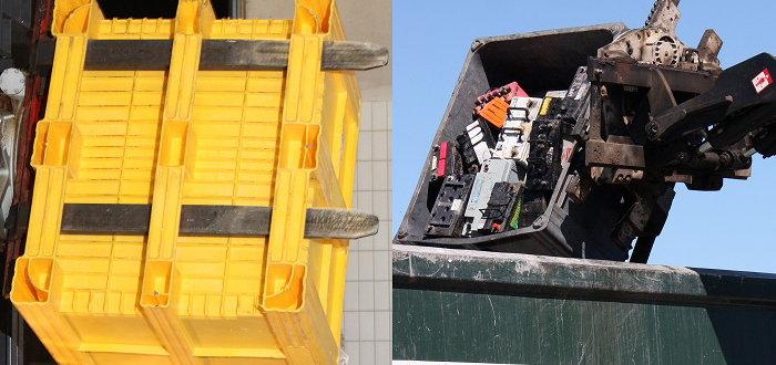 Eco recycling box at RWM.