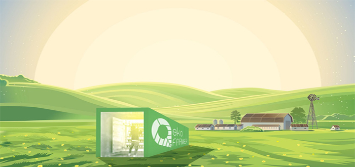 Farming module provides locally produced food all year round.