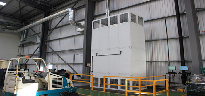 Air rotation heating proves ideal for Sertec’s logistics centre.