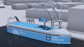 YARA and KONGSBERG enter into partnership to build world’s first autonomous and zero emissions ship.
