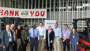 Kion supply Volvo first complete Lithium-ion fork lift fleet in automotive manufacturing in North America,