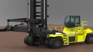 Hyster develops 48 tonne electric truck.