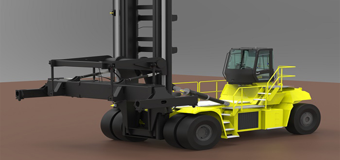 Hyster develops 48 tonne electric truck.