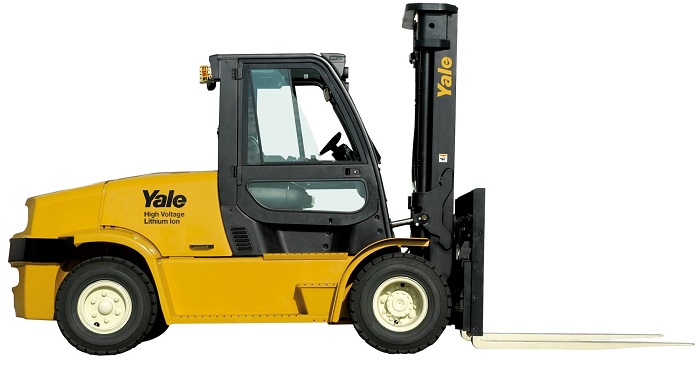 Yale launches new 8 tonne electric counterbalance truck.
