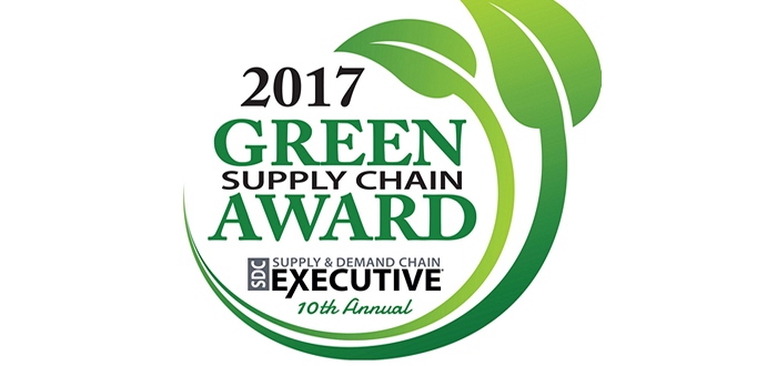 Tyco Retail Solutions wins 2017 Green Supply Chain Award from Supply & Demand Chain Executive.