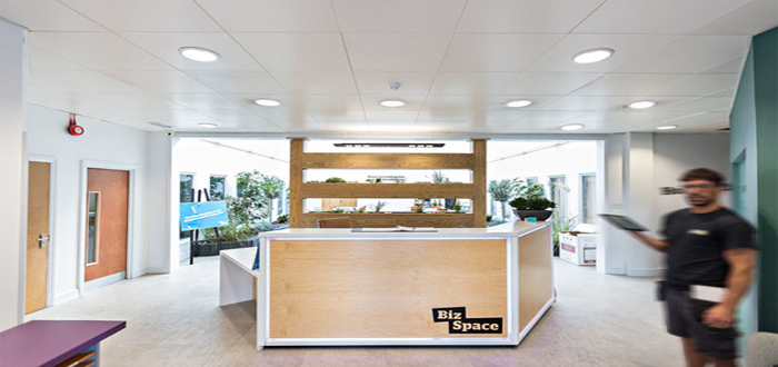 LED upgrade slashes energy usage and carbon footprint by 71% for BizSpace’s refurbished SW London business centre