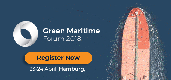 Green Maritime Forum to put Green Shipping Practices in the Spotlight (April 23-24, 2018).