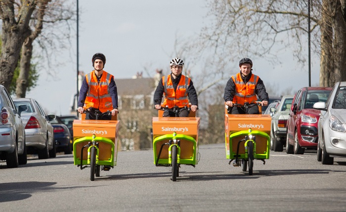 Sainsbury’s is setting the wheels in motion on an innovative new trial – the UK’s first grocery delivery service by electric cargo bike