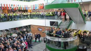 Official opening of Combilift’s new global headquarters and sustainable manufacturing facility.