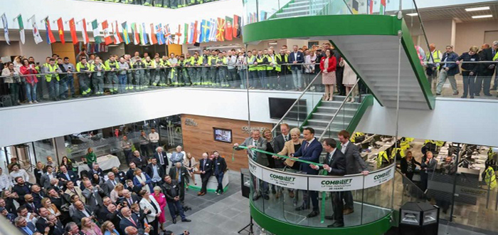 Official opening of Combilift’s new global headquarters and sustainable manufacturing facility.