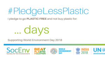 Time to #PledgeLessPlastic for World Environment Day 2018.