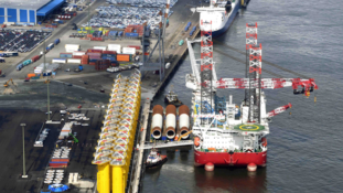 Cuxport’s New Berth No. 4 Is The Installation Port For The Deutsche Bucht Wind Farm.