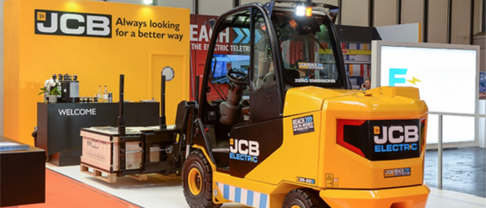 JCB launches second electric Teletruk IMHX 2019