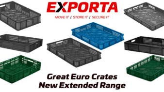 Exporta Launches New Range of Recycled Euro Crates and Extends its Euro Crate range