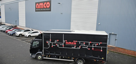THE AMCO TRUCK FLEET TAKES SOLAR TECHNOLOGY ON THE ROAD