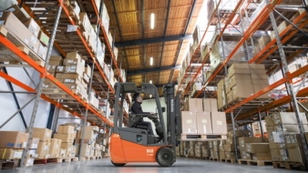 Toyota launches its new compact, easy-to-drive Traigo24 electric forklift