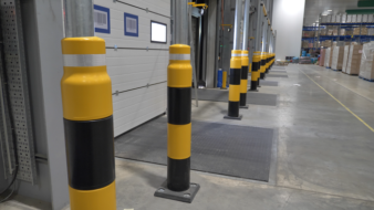 BRANDSAFE MODULAR GOALPOST SYSTEMS FOR ADDED WAREHOUSE DOOR PROTECTION