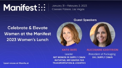 Manifest Celebrates Women in LogisticsTech With Women’s Lunch Featuring Speakers from DHL Supply Chain and The MIT Center for Transportation and Logistics