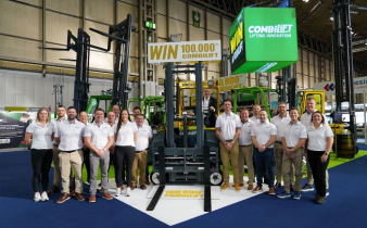 Combilift’s 100,000th Forklift on a European Tour: Enter to Win & Support a Life-Changing Cause!