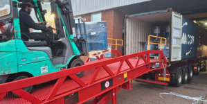 Thorworld ramp helps Hubergroup to streamline its unloading operation