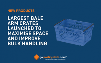GOPLASTICPALLETS.COM LAUNCHES LARGEST BALE ARM CRATES TO MAXIMISE SPACE AND IMPROVE BULK HANDLING