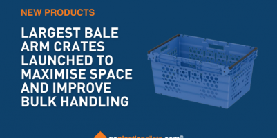 GOPLASTICPALLETS.COM LAUNCHES LARGEST BALE ARM CRATES TO MAXIMISE SPACE AND IMPROVE BULK HANDLING