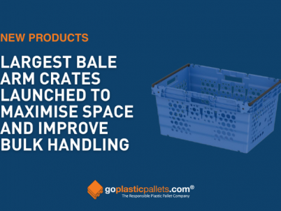 GOPLASTICPALLETS.COM LAUNCHES LARGEST BALE ARM CRATES TO MAXIMISE SPACE AND IMPROVE BULK HANDLING